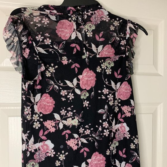 Crave Fame Floral Sleeveless Detailed Top Sz-Small - Picture 1 of 2